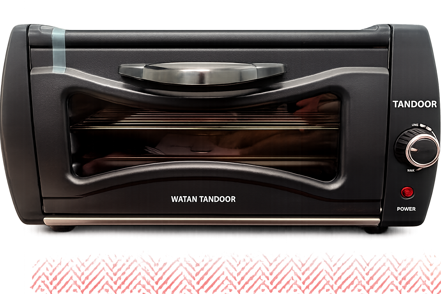 Watan Tandoor Mini WT0608 Elektrische Oven - 15L - 2100W - Mini Tandoor voor Naan, Roti & Pizza - Zwart